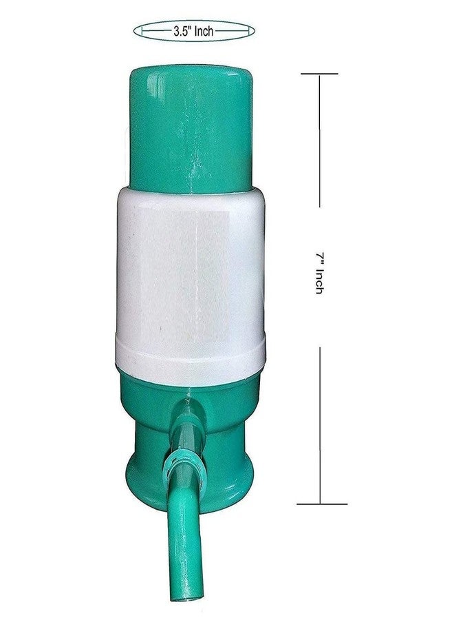 GS Zone Plastic Hand Press Manual Aqua Water Pump Dispenser for Bottled Drinking (Multicolour) - Image 4